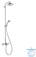 Душевая система Hansgrohe Croma 220 Showerpipe 27223000