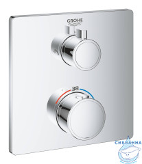 Встраиваемый смеситель для ванны Grohe Grohtherm 24079000