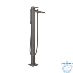 Смеситель для ванны напольный Hansgrohe Metropol 32532340 (черный хром)