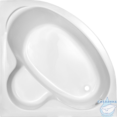 Акриловая ванна C-BATH Aurora 130x130 с каркасом