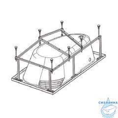 Монтажный комплект Santek для ванны Майорка 150х90