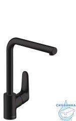 Смеситель для кухни Hansgrohe Focus 31817670 (черный матовый)