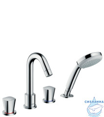 Смеситель для ванны на борт Hansgrohe Logis 71314000