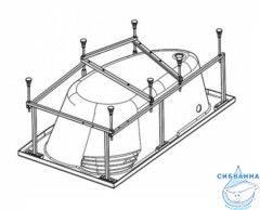 Монтажный комплект Santek для ванн Ибица 150