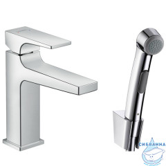 Смеситель с гигиеническим душем Hansgrohe Metropol 32522000