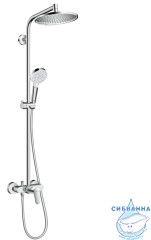 Душевая система Hansgrohe Crometta S 240 1jet Showerpipe EcoSmart 27269000