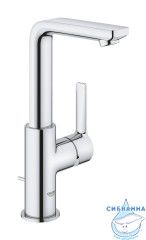 Смеситель для раковины Grohe Lineare New 23296001 (с донным клапаном)