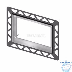 Монтажная рамка для установки стеклянных панелей TECEloop или TECEsquare на уровне стены металлическая 9240644