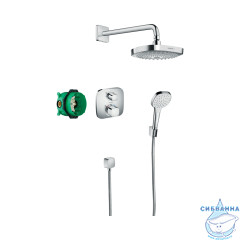 Душевая система Hansgrohe Croma 190 1 режим 27294000 (хром)