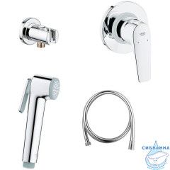 Смеситель с гигиеническим душем Grohe Bauflow 29328000 (хром )