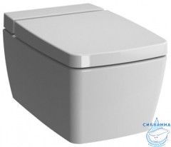 Унитаз подвесной безободковый Vitra Metropole Rim-Ex VitrAfresh 7672B003-1686 с сиденьем Soft Close (микролифт)