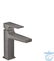 Смеситель для раковины Hansgrohe Metropol 32507340 (с донным клапаном) (графит)