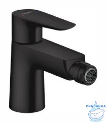 Смеситель для биде Hansgrohe Talis E 71720670 (с донным клапаном) (черный матовый)