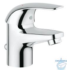 Смеситель для раковины Grohe Euroeco 23262000 (с донным клапаном)