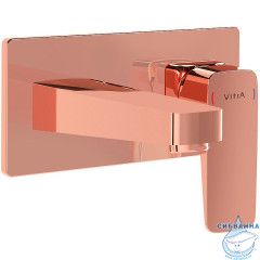 Встраиваемый смеситель для раковины Vitra Root Square A4273826EXP (медь)