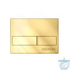 Кнопка смыва BERGES Novum L9 040019 золото глянец