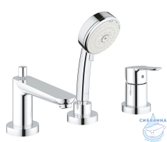 Смеситель для ванны на борт Grohe BauEdge 2511700A (хром)