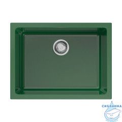 Кухонная мойка Omoikiri Okinoshima 61-U/I-RG Glossy Natceramic/royal green